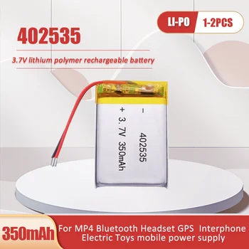 402535 042535 3,7 В 350 мАч Перезаряжаемый Литий-Полимерный Аккумулятор Для GPS MP3 MP4 MP5 Bluetooth Наушники Смарт-Часы Динамик Игрушки