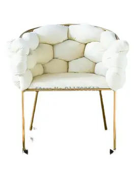 Легкое роскошное кресло для макияжа в стиле постмодерн, туалетный стул в итальянском минималистичном стиле, обеденный стул в скандинавском стиле, креативная модель комнаты отдыха