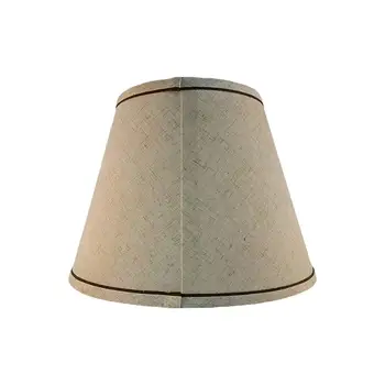 1 шт Коричневая льняная ткань, конусообразный абажур в скандинавском минималистичном стиле для напольной/настольной лампы, Другой совместимый абажур для замены светильника