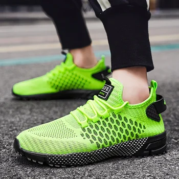 Мужская обувь Кроссовки Дышащие кроссовки для бега 2023 Мужская спортивная обувь Сетчатая Удобная для ходьбы Женская повседневная обувь Tenis Masculino