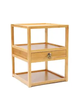 бамбуковый шкаф для хранения чайных тортов Pu'er, шкаф для хранения чайных горшков, шкаф для хранения чайных церемоний, украшение для чайной церемонии