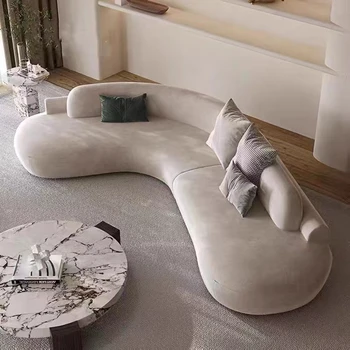 Секционные диваны для гостиной Lazy Floor Современная спальня Белый Роскошный диван Nordic Cloud Диваны Divani Da Soggiorno Предметы домашнего обихода