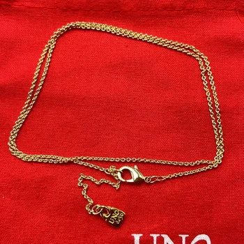 2023 UNOde50 Новый Испанский бестселлер Креативная мода Простое изысканное ожерелье своими руками Женские Романтические украшения Подарочная сумка