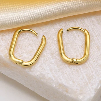 Женские эффектные серьги-кольца DARHSEN, модные ювелирные изделия высокого качества, золотой цвет, нержавеющая сталь, подарок для подружки на вечеринку, новое поступление