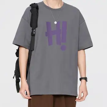 Мужская футболка оверсайз с коротким рукавом Nana из мягкого чистого хлопка, летняя одежда для мужчин, уличная одежда Harajuku Y2k, винтажная социальная одежда