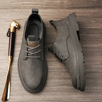 Мужская обувь бренда WAERTA; модные модельные туфли роскошного качества; повседневная удобная деловая кожаная обувь в стиле ретро для мужчин; обувь ручной работы;