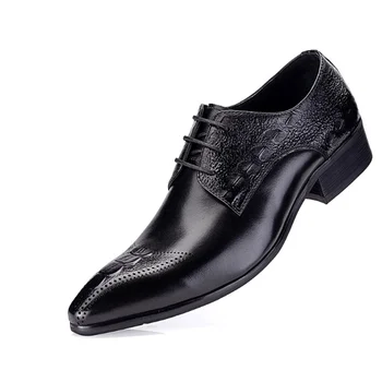 стильная мужская кожаная обувь, кожаные деловые туфли, тиснение под кожу аллигатора, черные туфли, шнурки, свадебная одежда, размер 11
