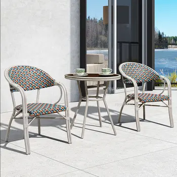Японские стулья для гостиной из ротанга, современная мебель для дома, Простой Обеденный стул, Диван для отдыха, Кресло для сада на открытом воздухе