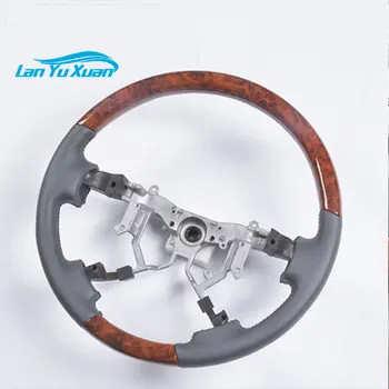 Для Toyota 2008-2015 Land Cruiser Рулевое Колесо из Персикового Дерева LC200 Внутренняя Замена Из Персикового Дерева Модификация