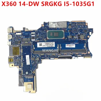 L96512-001 Для HP Pavilion X360 14 Конвертируемый ПК 14-DW материнская плата ноутбука SRGKG I5-1035G1 процессор L96512-601 6050A3156801