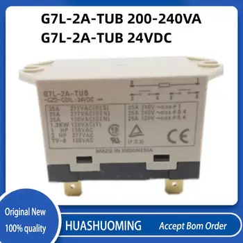 НОВЫЙ 5 шт./лот G7L-2A-TUB 24VDC G7L-2A-TUB 200/240 В переменного тока G7L 2A-TUB DC24V 25A 6PIN