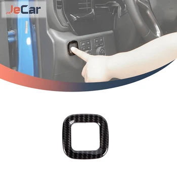 JeCar Carbon Fiber Электронный Ручной Тормоз Декоративная Накладка ABS Наклейка Для Chevy Silverado 2019-2021/GMC-SIERRA 2019-2022