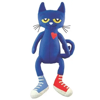 35 см Плюшевые игрушки Pete The Cat, детская мягкая кукла-зверек, подарок для детей