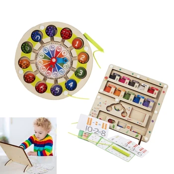 Игрушка для координации движений рук и глаз, лабиринт, Магнитная развивающая игрушка для ребенка, Y55B