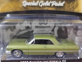GREENLIGHT 1: 64 Коллекция 1963 impala ss из литого под давлением сплава, модель автомобиля, украшение, подарок