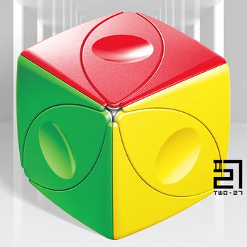 Новые волшебные кубики Sengso Eye Яркого цвета по венгерской технологии Solid, специальный цвет Sengshou, разноцветный кленовый лист без наклеек, форма кубовидная
