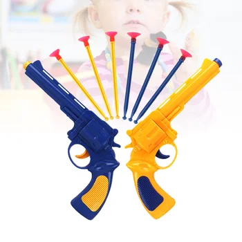 Детская забавная игра на свежем воздухе стрелялка с револьвером Классические игрушки Подарок для мальчиков и детей