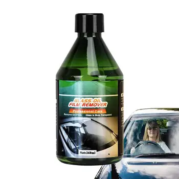 Средство для мытья автомобильных окон, Прочный 260 мл Автомобильный спрей для очистки лобового стекла от запотевания, Универсальный обезжириватель для полировки автомобильных стекол