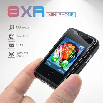 Горячий продаваемый мини-телефон с сенсорным экраном 8XR с диагональю 1,77 дюйма, прямая функциональная кнопка на плате, поддержка нескольких функций телефона