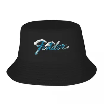 Женские шляпы-ведра С логотипом Fender Wave Весенние Головные уборы, которые можно упаковать для рыбалки на открытом воздухе, Шляпа рыбака, Гитара, Шляпа Ispoti, подарок на день рождения