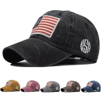 Модная бейсболка, мужская тактическая армейская хлопковая военная шляпа, Американский флаг США