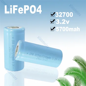 100% Оригинальный 32700 5700 мАч 3,2 В перезаряжаемый литий-железо-фосфатный аккумулятор lifepo4 емкостью 50 А