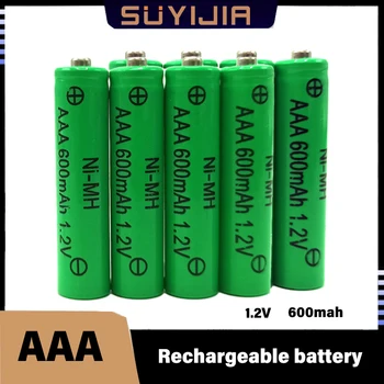 Аккумуляторная батарея AAA 600mah 1.2v IMH Amino Acid для фар со сменными батарейками Светодиодные игрушки Фонарик с дистанционным управлением