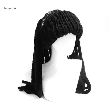B36D Балаклава с дредами, головные уборы, подарок на Хэллоуин, Регги, Дурацкая шапочка-бини