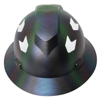 Каска с рисунком из углеродного волокна с полными полями для инженера, строительный защитный шлем, каска Подвеска ABS, 4-точечная Регулировка ANSI