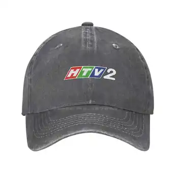 Высококачественная джинсовая кепка с логотипом HTV2, вязаная шапка, бейсболка