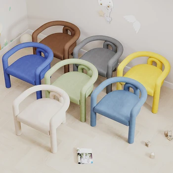 Подлокотник Поддержка спинки Обеденные стулья Эргономичные Дизайнерские кресла Nordic Lounge Мягкая Мебель для дома в салоне