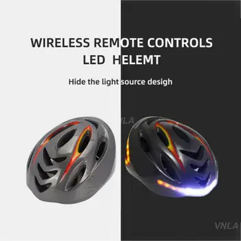 Flame Wolf / Шлем для верховой езды с интеллектуальным Рулевым управлением, Светодиодный Протектор для велосипедного Оборудования, Лампа для шлема для езды на электромобиле