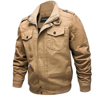 Мужская весенняя куртка-карго, хлопковая ветровка большого размера с длинным рукавом, мужская куртка, рабочая одежда, Весенняя одежда Университета 2023