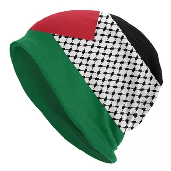 Флаг Палестины, Тюбетейки, Шапочки, Модная Зимняя Вязаная Шапка Унисекс Для Взрослых, Палестинская Хатта, Куфия, Кеффия, Узор, Шляпки-Капоты