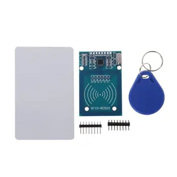 для считывателя смарт-RFID-чиповых карт RC522, модуля считывания чиповых карт для брелока, аксессуаров для контроля доступа