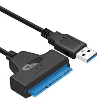 Кабель USB 3.0-SATA Жесткий Диск Внешний Шнур Питания для 2,5-дюймового жесткого диска SSD