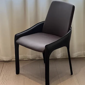 Итальянские современные обеденные стулья, Дизайнерские Подлокотники, Спинка для гостиной, Креативный стул для спальни, Винтажная мебель в скандинавском стиле Sillas De Oficina