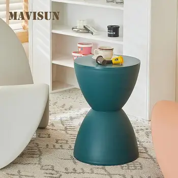 Изготовленный на заказ Короткий Диван в скандинавском стиле, Приставной Столик для гостиной, Современный минималистичный Маленький Креативный Пластиковый Столик для Салона мебели для дома FGM