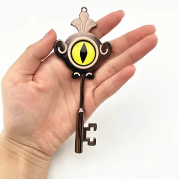 Ожерелье с ключами от портала Совиного дома, подвеска Цельнометаллическая Сова Леди Кинг Косплей Lumity Ожерелье Amity Косплей Бронза