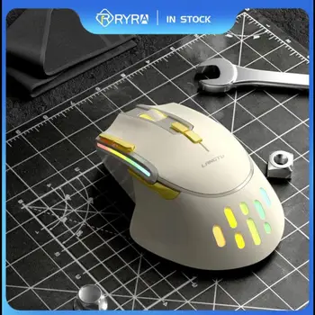 RYRA 2023 Новая RGB Bluetooth Мышь Беспроводная Игровая Мышь 12800 точек на дюйм 8-Клавишная Программируемая Эргономичная Для киберспортивных Геймерских Мышей Портативных ПК