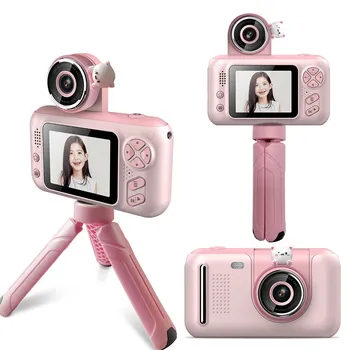 Милый детский фотоаппарат, детские цифровые фотоаппараты, камера с 2,4-дюймовым HD-экраном, фотограф, развивающие игрушки, Видеомагнитофон, подарок на день рождения