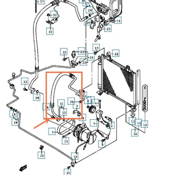 Новые Оригинальные качественные запчасти для автоматического сливного шланга 95720-80G00 для Suzuki Swift Ignis