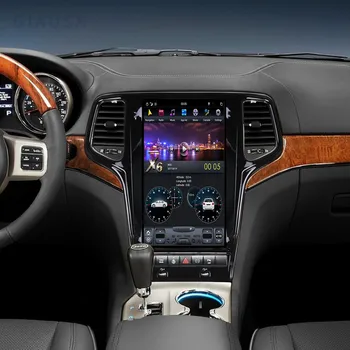 Автомобильная Стереосистема Qualcomm Android 12 Для Jeep Grand Cherokee 2010-2020 GPS Навигация Сенсорное Центральное Мультимедийное Радио Carplay Головное Устройство