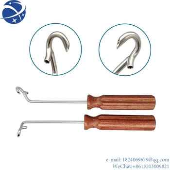 Выбор Yun YiTwo, Направляющая из полой проволоки, проволочные пассеры, Резьбонарезное устройство с деревянной ручкой, ортопедический хирургический инструмент из нержавеющей стали