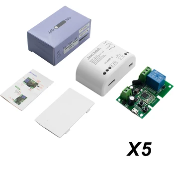 5шт для DIY Smart Home Zigbee 3.0 Wifi RF Пульт дистанционного управления выключателем Модуль контроллера светодиодного освещения Alexa Google Home Tuya Smart APP