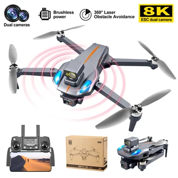 K911 MAX GPS Drone 8K Профессиональное Избегание Препятствий С Двойной HD Камерой Бесщеточный Мотор Квадрокоптер RC Расстояние 1200 М Детские Игрушки