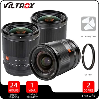 Viltrox 13 мм 23 мм 33 мм 56 мм F1.4 Объектив Sony E Mount APS-C с автоматической Фокусировкой Сверхширокоугольный Объектив камеры для Sony E-mount ZVE10 a6000
