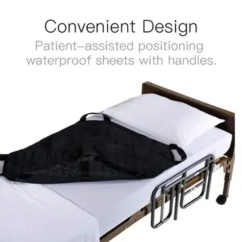 Раскладной матрас для переноски Одеяло С ручками Водонепроницаемая Многоразовая простыня Подъемное устройство для пациента