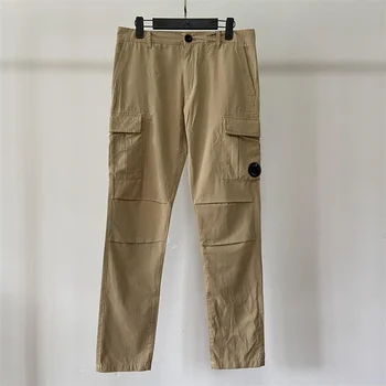 Весенне-осенние мужские спортивные нейлоновые брюки для отдыха с карманом, быстросохнущие линзы для улицы, свободные повседневные длинные спортивные брюки