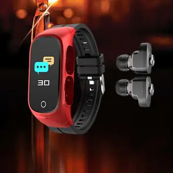 Почувствуйте максимальное удобство с умным браслетом N8 и комбинированными наушниками Bluetooth TWS - ваша идеальная физическая форма и музыка C